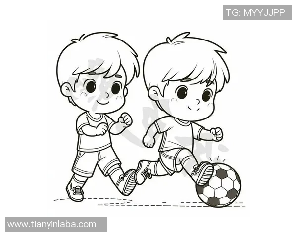 足球球星儿童画卡通风格创意展示 小小球迷眼中的偶像世界